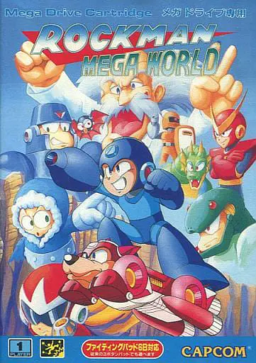 MEGA DRIVE - ROCKMAN MEGA WORLD (Mega Man: The Wily Wars)