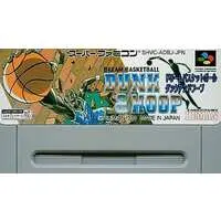 SUPER Famicom (ドリームバスケットボール DANK ＆ HOOP (箱説なし)) - No Box No Manual