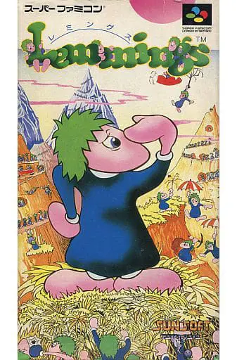 SUPER Famicom - Lemmings