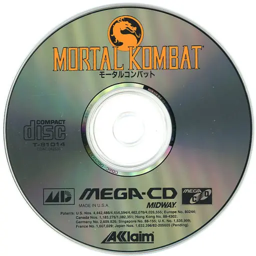 MEGA DRIVE - Mortal Kombat