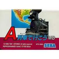 MEGA DRIVE - A Ressha de Iko (A-Train) - No Box No Manual