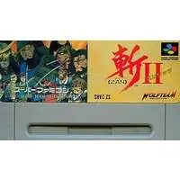SUPER Famicom - Zan II: Spirits - No Box No Manual