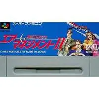 SUPER Famicom - AIR MANAGEMENT (Aerobiz)