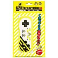 SUPER Famicom - Game Controller - Video Game Accessories (連射コントローラー16 イエローブラック (SFC用互換機/SFC用))