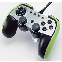 PlayStation 2 - Game Controller - Video Game Accessories (アナログ連射コントローラ2(ライムグリーン)[CY-ARC2-BG])