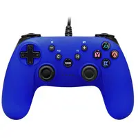 PlayStation 4 - Game Controller - Video Game Accessories (PS4/PS3/Switch/PC対応マルチコントローラーAce メタルブルー)