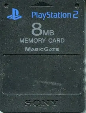 PlayStation 2 - Memory Card - Video Game Accessories (アジア版 SONY純正 P2 8MBメモリーカード ブラック)