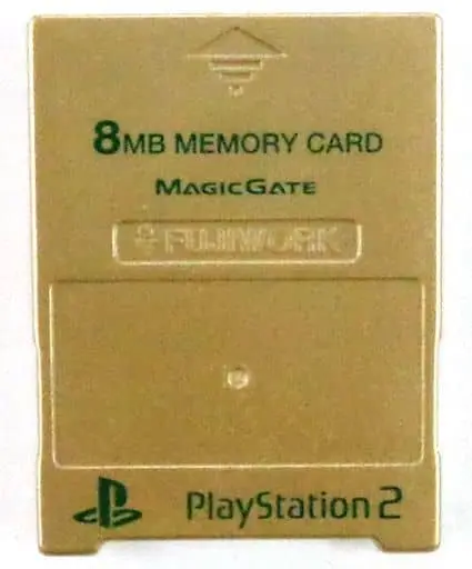 PlayStation 2 - Memory Card - Video Game Accessories (PlayStation2 専用MEMORY CARD(8MB) FUJIWORKシャンパンゴールド)