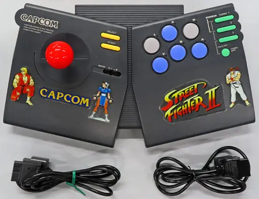 SUPER Famicom - Game Controller - Video Game Accessories (カプコンパワースティックファイター (CPSファイター)(状態：レバーボール交換済み※詳細については備考をご覧ください。))