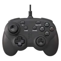 PlayStation 4 - Game Controller - Video Game Accessories (ワイヤードコントローラー ミニ ブラック (PS4/SWITCH用))