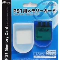 PlayStation - Video Game Accessories - Memory Card (メモリーカード クリアブルー)