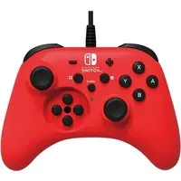 Nintendo Switch - Game Controller - Video Game Accessories (ホリパッド レッド)