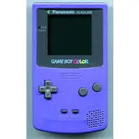 GAME BOY - GAME BOY COLOR (ゲームボーイカラー本体 Panasonic ALKALINE パープル)