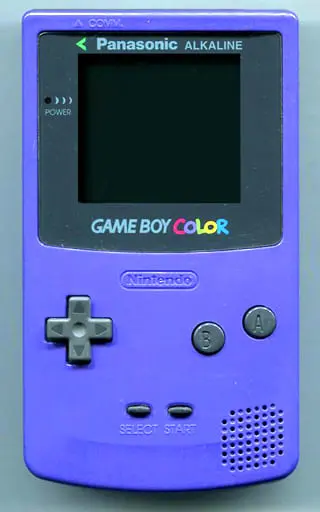 GAME BOY - GAME BOY COLOR (ゲームボーイカラー本体 Panasonic ALKALINE パープル)