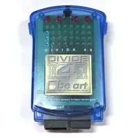Dreamcast - Video Game Accessories ((クリアブルー)DC用バックアップメモリ DIVIDE4X)