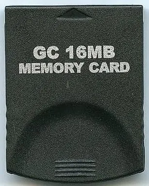 NINTENDO GAMECUBE - Memory Card - Video Game Accessories (GC 16MB MEMORY CARD ブラック)