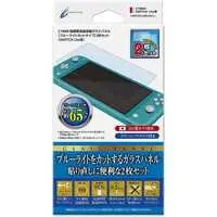 Nintendo Switch - Monitor Filter - Video Game Accessories (高硬度液晶保護ガラスパネル ブルーライト カットタイプ 2枚セット (Switch Lite用))