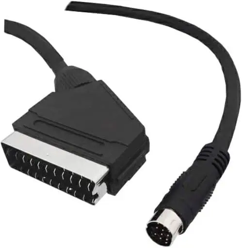 SEGA SATURN - Video Game Accessories - RGB cable (セガサターン用RGBケーブル(1.5m)[3A-XRGB21-SS])