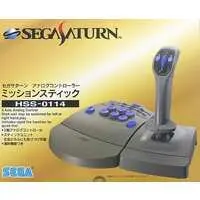 SEGA SATURN - Game Controller - Video Game Accessories (ミッションスティック セガサターンアナログコントローラー[HSS-0114](状態：箱(内箱含む)状態難))