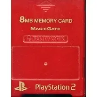 PlayStation 2 - Video Game Accessories - Memory Card (PlayStation2 専用MEMORY CARD(8MB) FUJIWORKレッド)