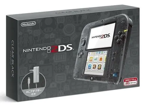 Nintendo 3DS - Video Game Console (ニンテンドー2DS本体 クリアブラック)