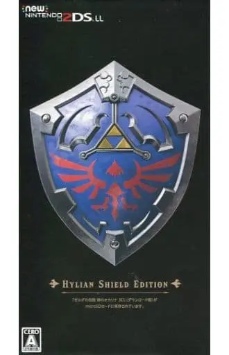 Nintendo 3DS - New Nintendo 2DS LL (Newニンテンドー2DSLL本体 HYLIAN SHIELD EDITION)