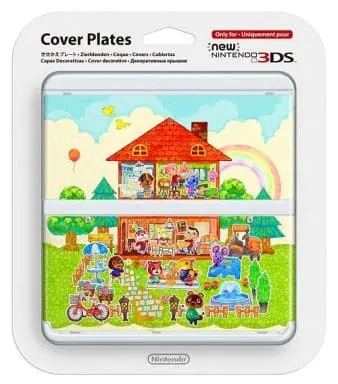 Nintendo 3DS - Video Game Accessories - Kisekae Plate - Animal Crossing series