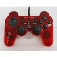PlayStation - Video Game Accessories (DUO SHOCK PLUS (クリアレッド))
