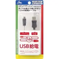SUPER Famicom - Video Game Accessories (USB給電ケーブル 1.2m グレー (クラシックミニスーパーファミコン用))