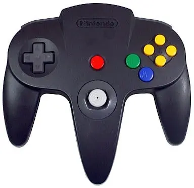 NINTENDO64 - Game Controller - Video Game Accessories (コントローラブロス(ツインカラー ブラック＆グレー))