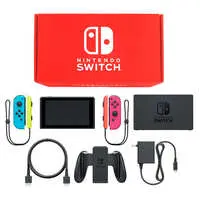 Nintendo Switch - Video Game Console (Nintendo Switch本体 カラーカスタマイズ /Joy-Con(L)ネオンブルー(R)ネオンピンク/Joy-Conストラップ：ネオンイエロー/ネオンレッド)