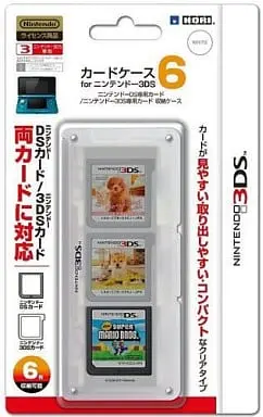 Nintendo 3DS - Case - Video Game Accessories (カードケース6 for3DS ホワイト)