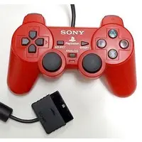 PlayStation 2 - Game Controller - Video Game Accessories (アナログコントローラ(DUALSHOCK 2) シナバー・レッド)