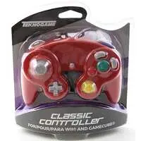 NINTENDO GAMECUBE - Game Controller - Video Game Accessories (GC用 CLASSIC CONTROLLER (RED))