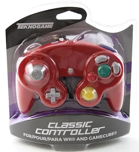 NINTENDO GAMECUBE - Game Controller - Video Game Accessories (GC用 CLASSIC CONTROLLER (RED))