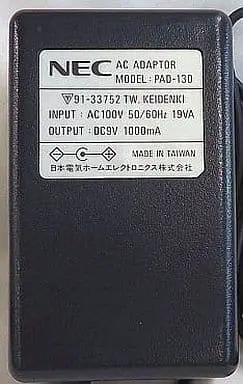 PC Engine - AC adapter - Video Game Accessories (DUO-R専用ACアダプター [PAD-130])