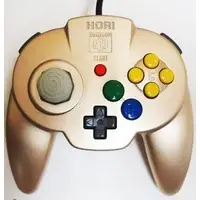 NINTENDO64 - Game Controller - Video Game Accessories (ホリパッドミニ64 (ゴールド))