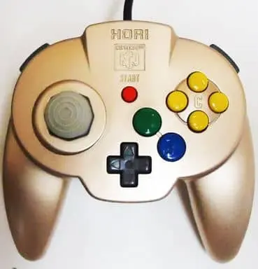 NINTENDO64 - Game Controller - Video Game Accessories (ホリパッドミニ64 (ゴールド))