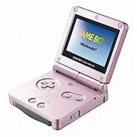 GAME BOY ADVANCE - Video Game Console (ゲームボーイアドバンスSP本体 パールピンク(状態：箱(内箱含む)状態難))