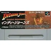 SUPER Famicom - Indiana Jones - No Box No Manual