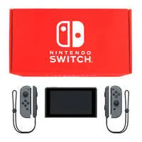 Nintendo Switch - Video Game Console (Nintendo Switch本体 新型モデル 2台目用セット/Joy-Con(L/R)グレー/Joy-Conストラップ：ブラック)