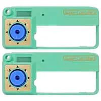 Family Computer - Video Game Accessories (スーパーコントローラー (グリーン)(状態：スティック欠品))