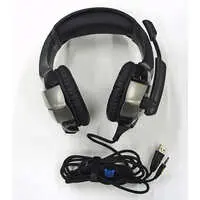 PlayStation 4 - Headset - Video Game Accessories (ONIKUMA ゲーミングヘッドセット K5(グレー))
