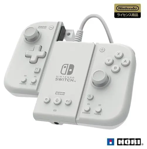 Nintendo Switch - Video Game Accessories (グリップコントローラーFit アタッチメントセット for SWI/PC ミルキーホワイト)