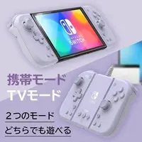 Nintendo Switch - Video Game Accessories (グリップコントローラーFit アタッチメントセット for SWI/PC ミルキーホワイト)