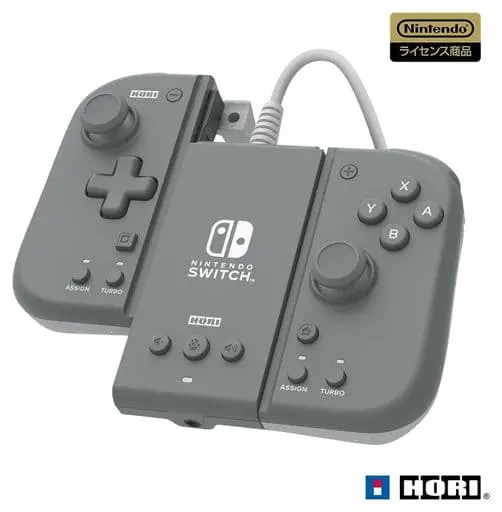 Nintendo Switch - Video Game Accessories (グリップコントローラーFit アタッチメントセット for SWI/PC チャコールグレー)