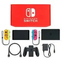 Nintendo Switch - Video Game Console (Nintendo Switch本体 カラーカスタマイズ [2019年8月モデル]/Joy-Con(L)ネオンオレンジ/(R)ネオンピンク/Joy-Conストラップ：ネオンブルー/ネオンイエロー)