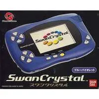 WonderSwan - Swan Crystal (スワンクリスタル本体(ブルーバイオレット)(状態：箱(内箱含む)状態難))
