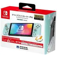 Nintendo Switch - Video Game Accessories (グリップコントローラー FIT ミントグリーン×ホワイト)