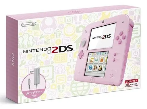 Nintendo 3DS - Video Game Console (ニンテンドー2DS本体 ピンク)
